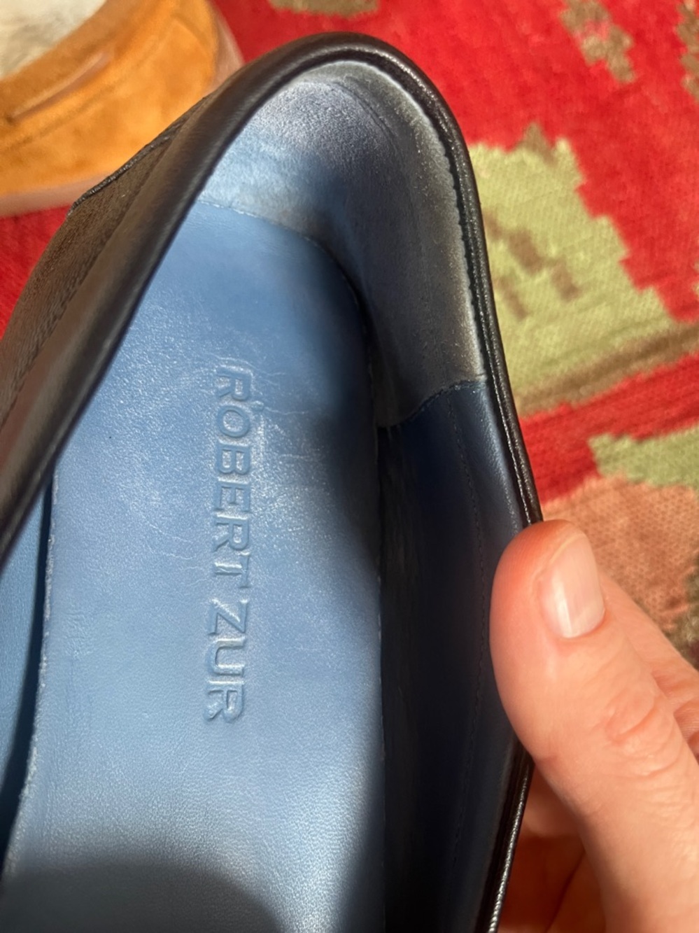 Robert Zur Women’s Loafer size 12 Petra Black Leather - Picture 13 of 13